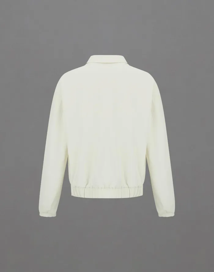 Herno LAMINAR SHACKET IN ORGANICTECH FEEL Cream Men Parka and Jackets