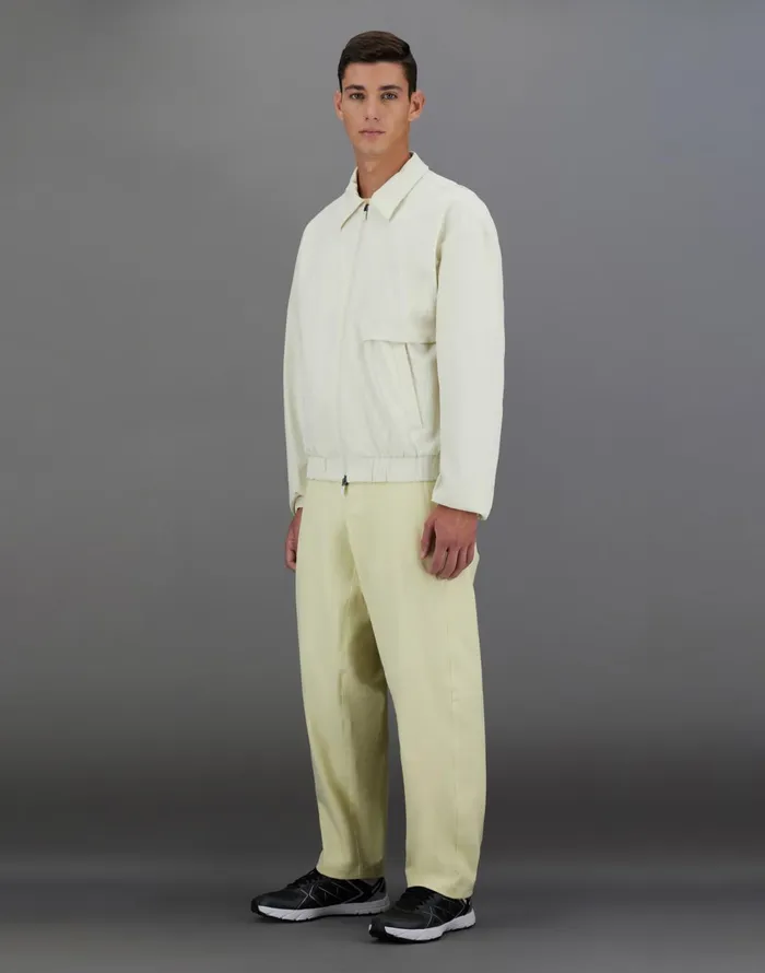 Herno LAMINAR SHACKET IN ORGANICTECH FEEL Cream Men Parka and Jackets