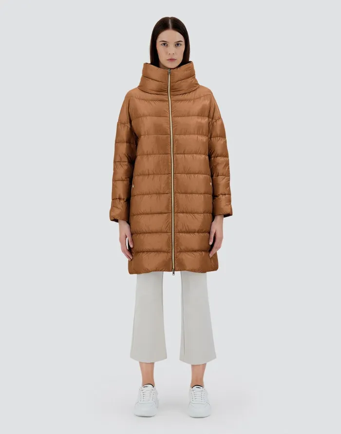 Herno MATILDE Camel Women Long Down Jackets