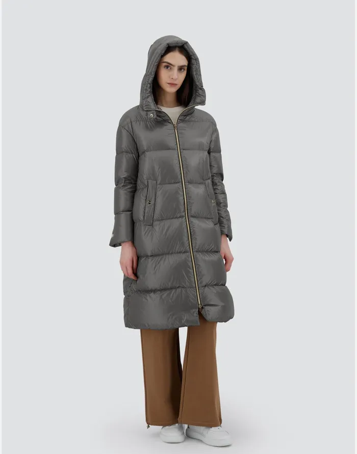 Herno PARKA IN NYLONULTRALIGHT Grey Women Parka and Jackets