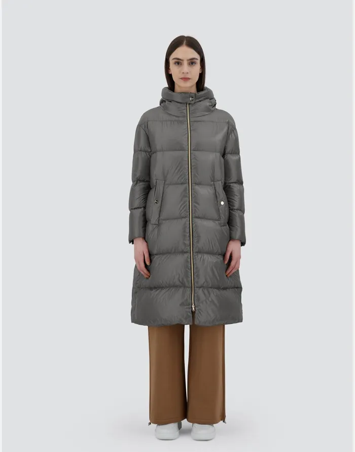 Herno PARKA IN NYLONULTRALIGHT Grey Women Parka and Jackets