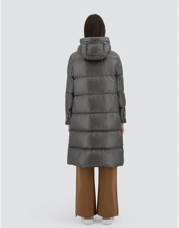 Herno PARKA IN NYLONULTRALIGHT Grey Women Parka and Jackets