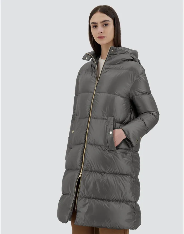 Herno PARKA IN NYLONULTRALIGHT Grey Women Parka and Jackets