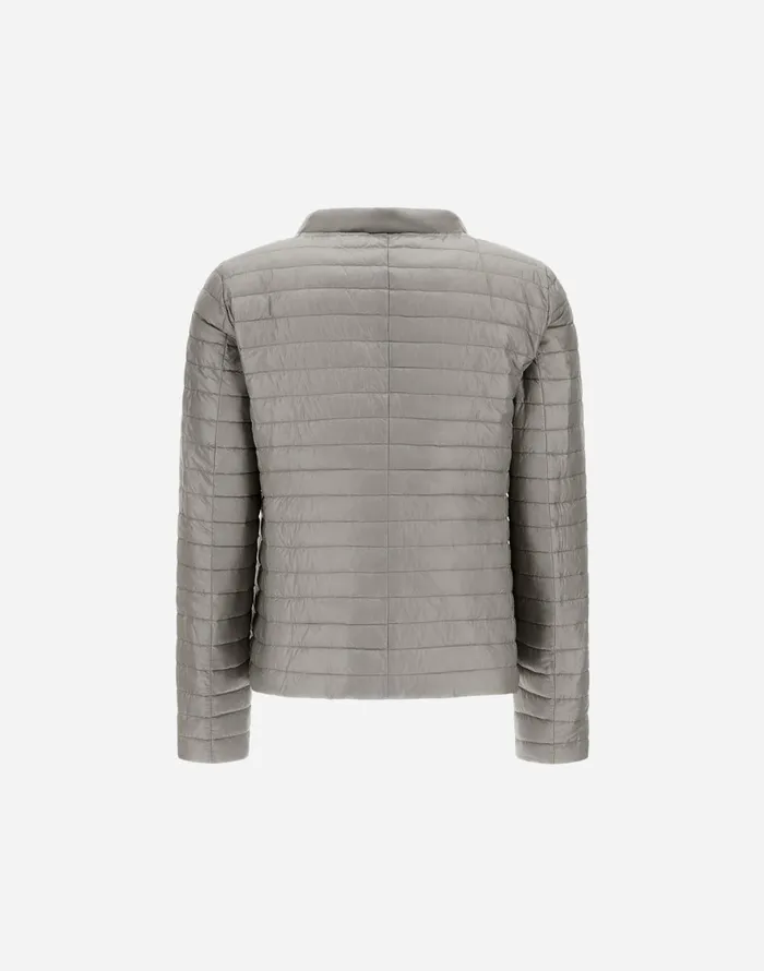 Herno REVERSIBLE JACKET IN ECOAGE AND NYLON ULTRALIGHT Blackchantilly Women Parka and Jackets