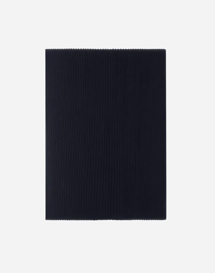 Herno SCARF IN ENDLESS RIB Dark Blue Men Scarves