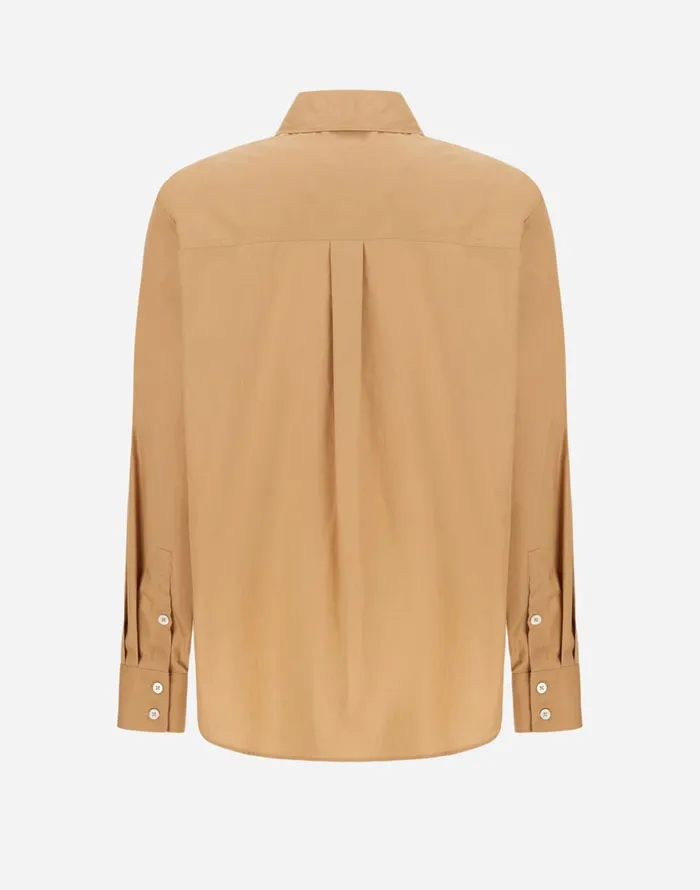 Herno SHIRT IN COTTON Camel Women Shirts