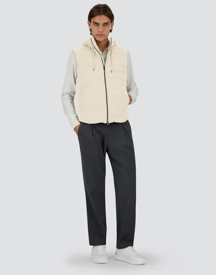 Herno SUEDE EFFECT VEST Chantilly Men Vests