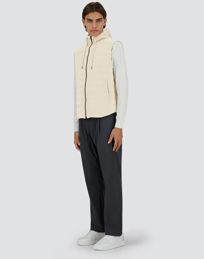 Herno SUEDE EFFECT VEST Chantilly Men Vests
