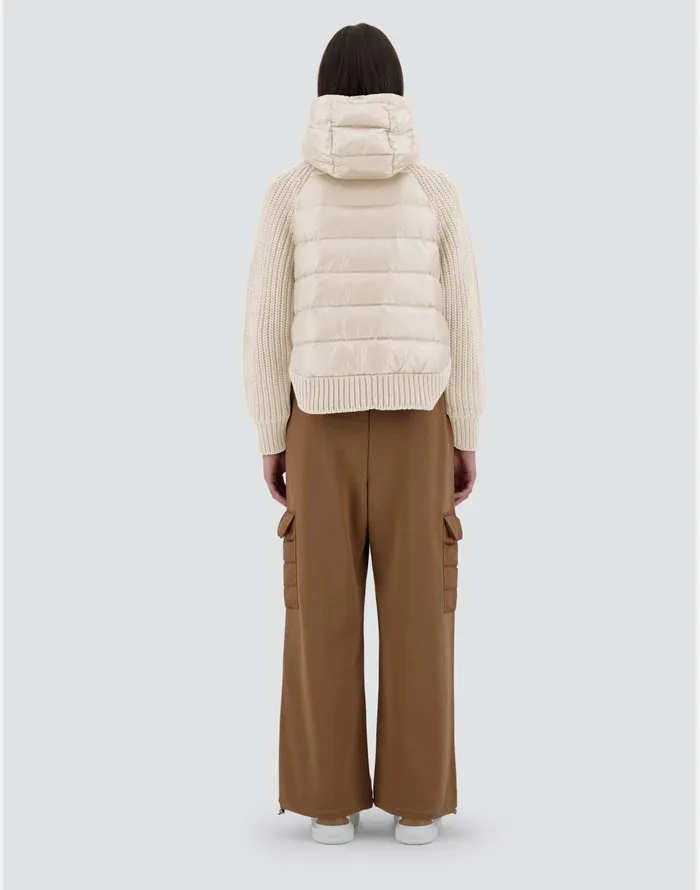 Herno SWEATSHIRT IN INFINITY WOOL AND NYLON ULTRALIGHT Chantilly Women Sweaters and Cardigan