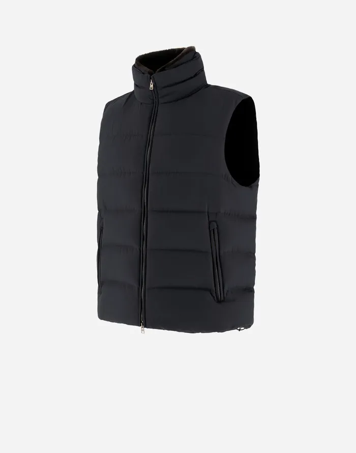 Herno VEST IN ARENDELLE Navy Blue Men Vests