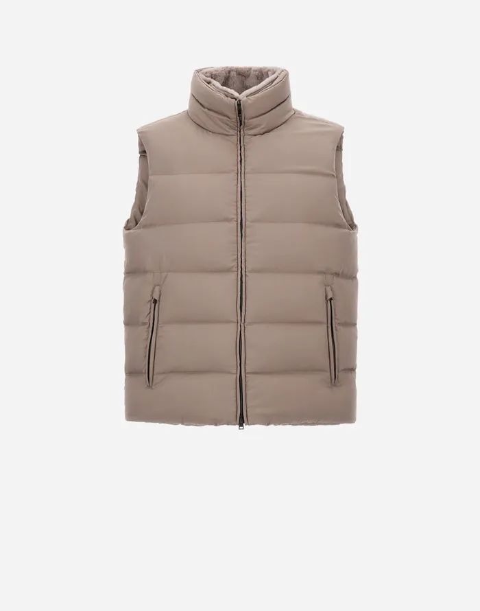 Herno VEST IN ARENDELLE Taupe Men Vests