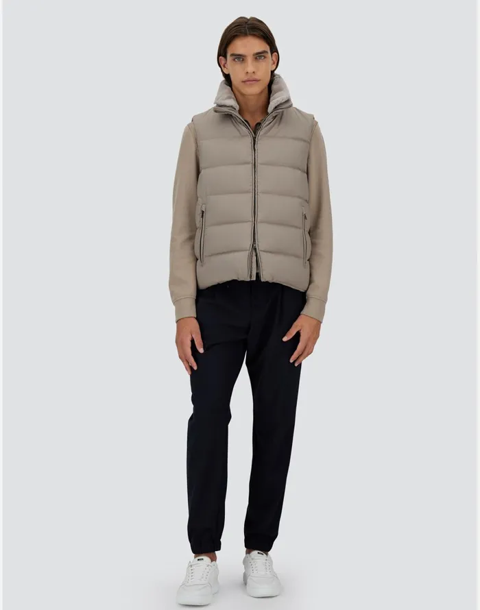 Herno VEST IN ARENDELLE Taupe Men Vests