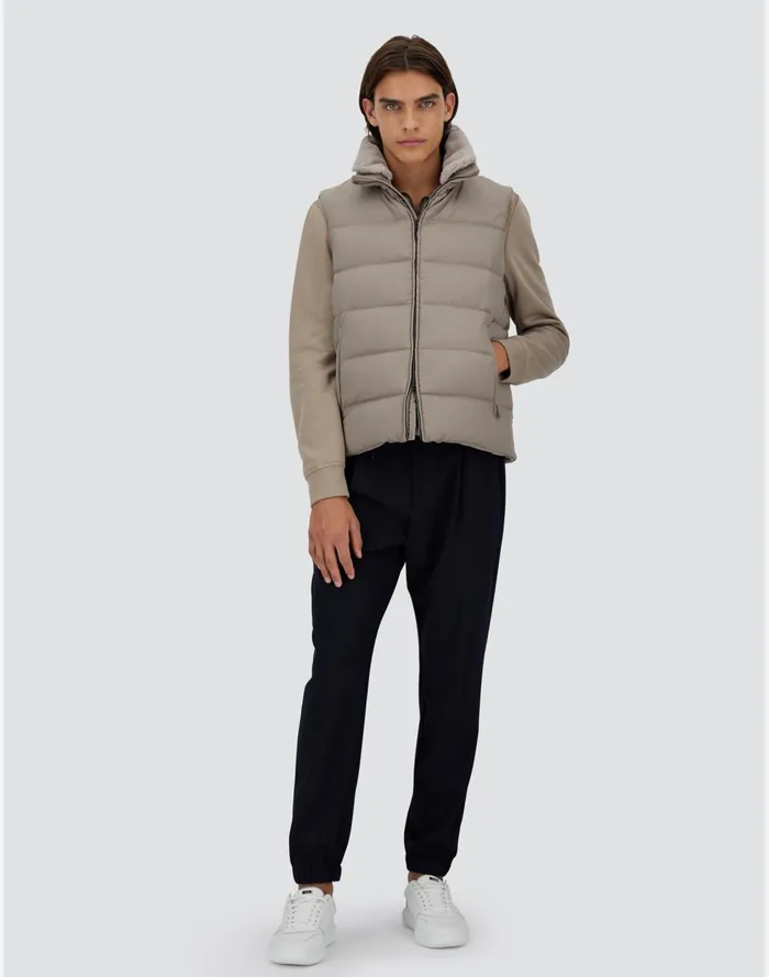 Herno VEST IN ARENDELLE Taupe Men Vests
