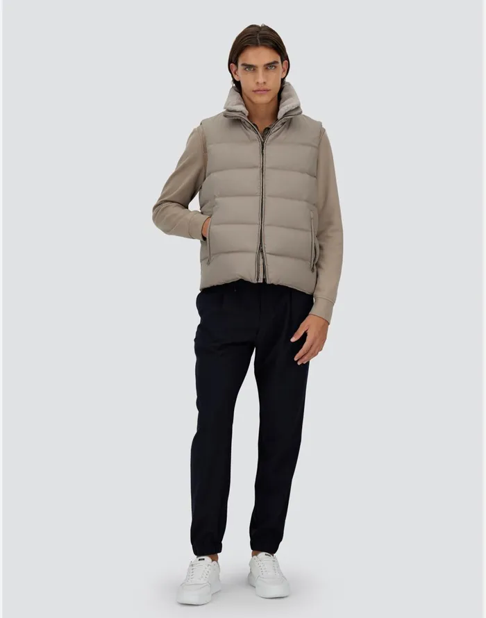 Herno VEST IN ARENDELLE Taupe Men Vests