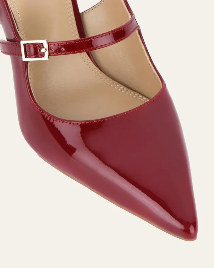 HIGH HEELS jomercer Women Archer high heels ruby red patent