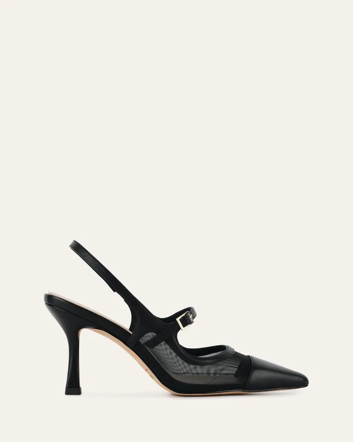 HIGH HEELS jomercer Women Ascot high heels black mesh
