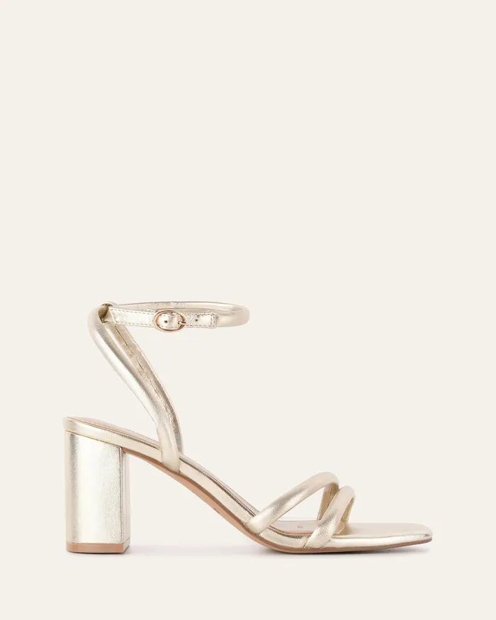 HIGH HEELS Nino high heel sandals soft gold leather jomercer Women