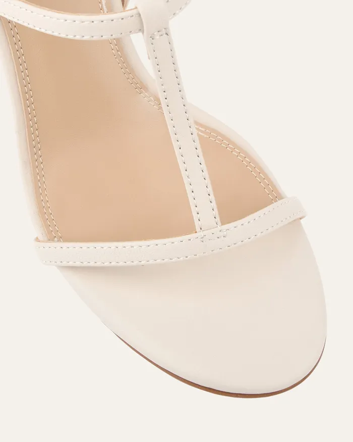 HIGH HEELS Women Lacey high heel sandals off white leather jomercer HIGH HEELS Women Lacey high heel sandals off white leather jomercer