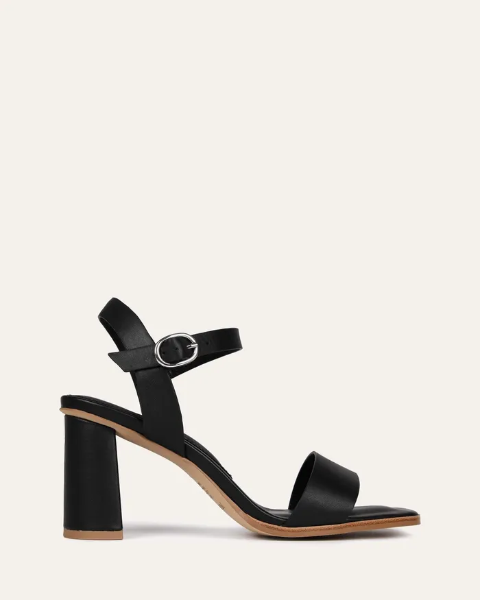 HIGH SANDALS Calais high heel sandals black leather jomercer Women