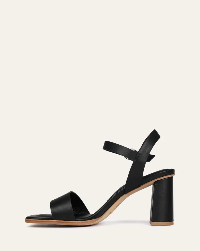 HIGH SANDALS Calais high heel sandals black leather jomercer Women HIGH SANDALS Calais high heel sandals black leather jomercer Women