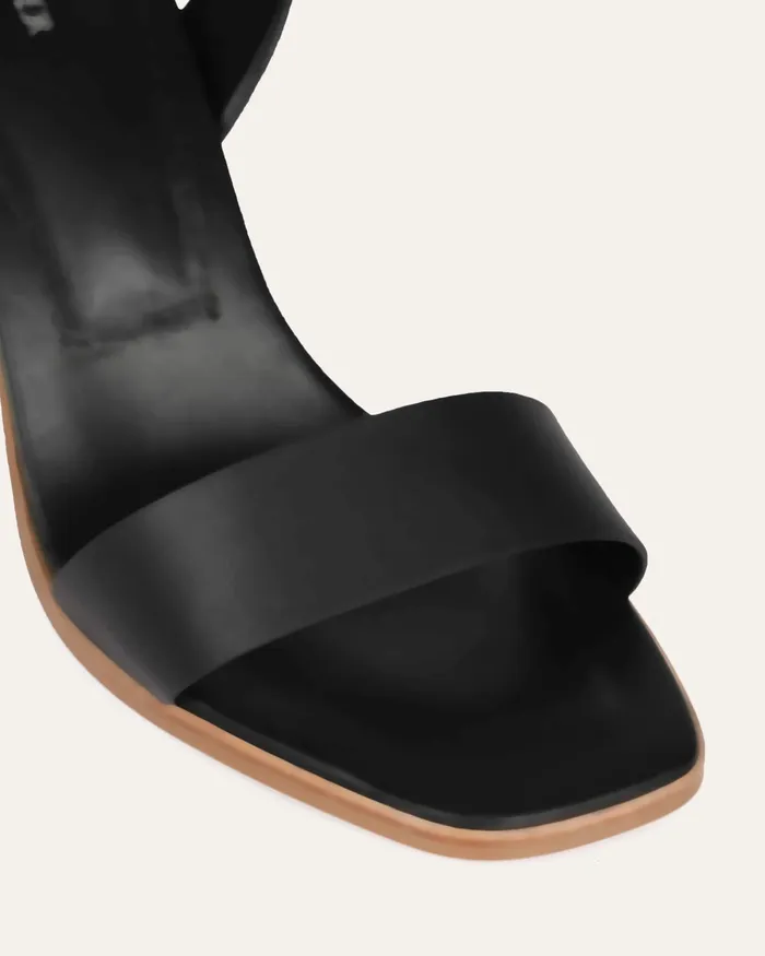 HIGH SANDALS Calais high heel sandals black leather jomercer Women HIGH SANDALS Calais high heel sandals black leather jomercer Women