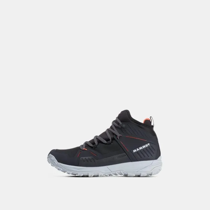 Hiking Shoes Men Mammut Saentis Pro WP Blackvibrant Orange