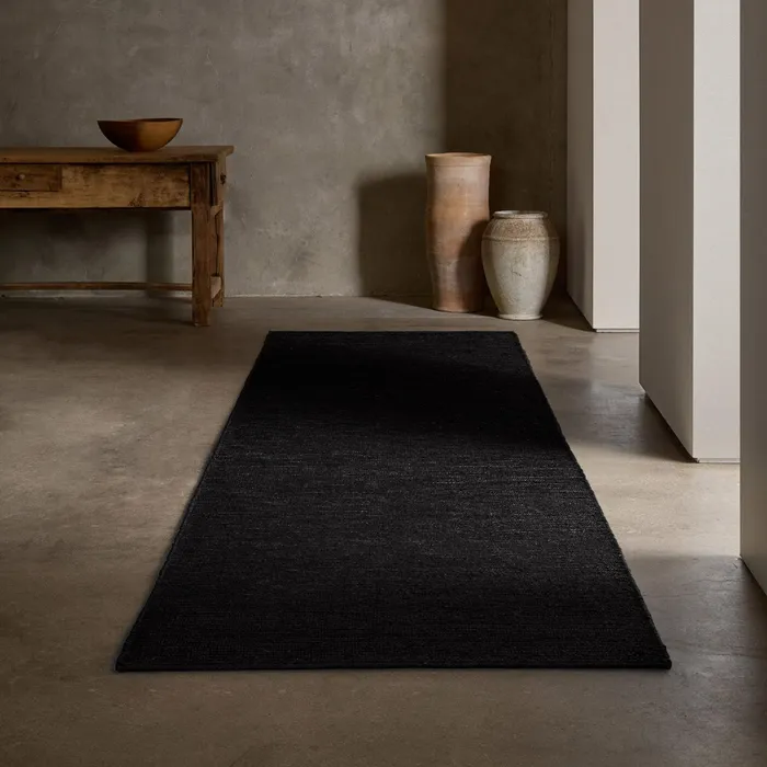 HOUSE James Perse Jute Collection Jute Runner 35FT X 14FT Charcoal