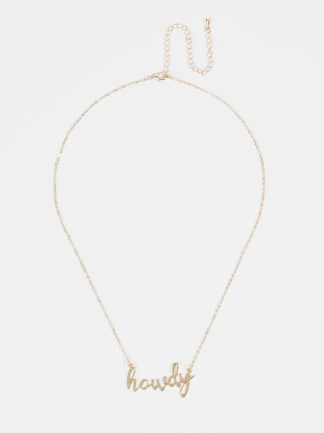 Howdy Necklace Gold Women Altar039d State Necklaces Howdy Necklace Gold Women Altar039d State Necklaces