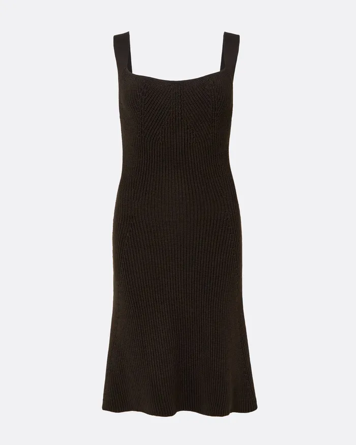Huanca Dark Mocha Knit Dark Mocha Knitwear Safiyaa Women