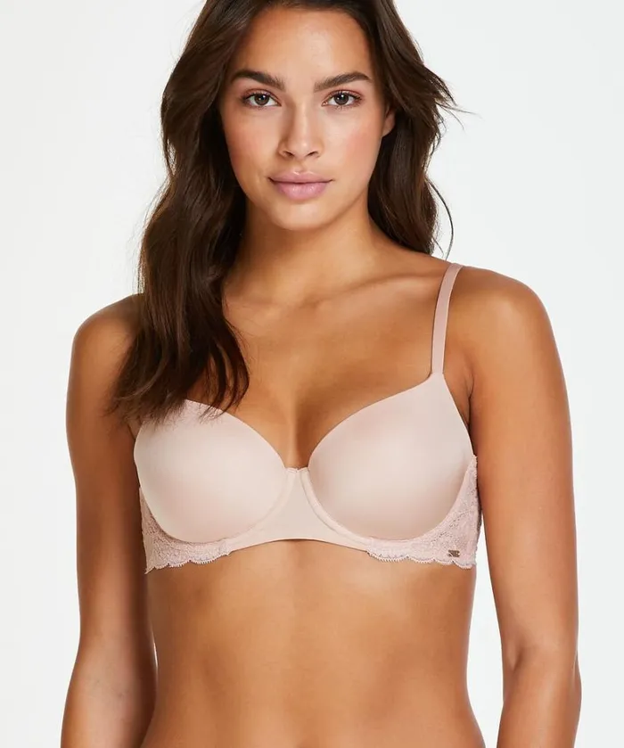 Hunkemller Angie Padded Underwired Bra 8211 Beige Beige 8211 Women