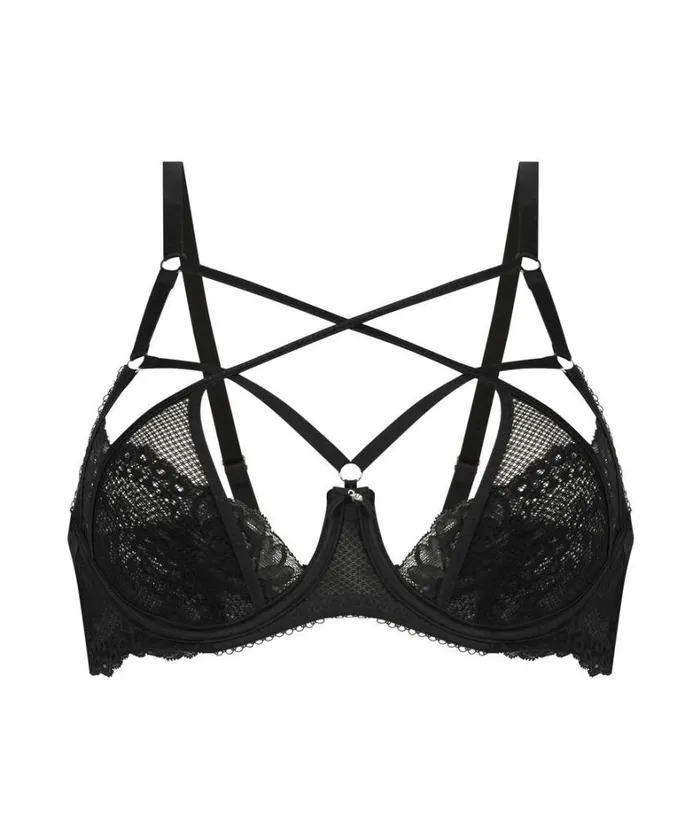 Hunkemller Anna NonPadded Underwired Bra 8211 Black Black 8211 Women Hunkemller Anna NonPadded Underwired Bra 8211 Black Black 8211 Women
