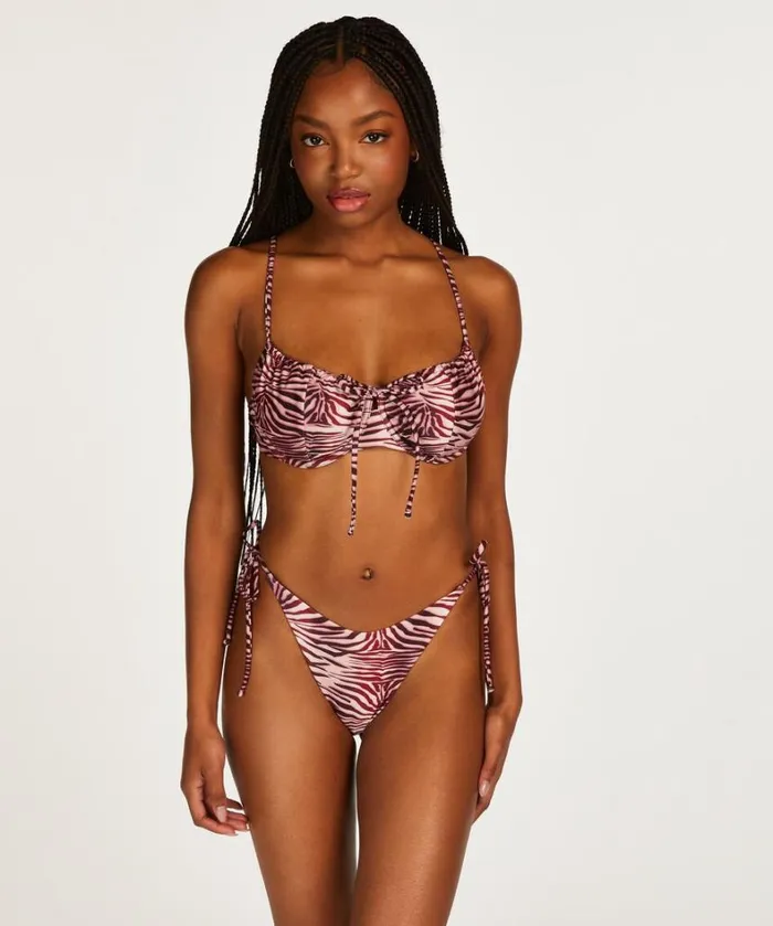 Hunkemller Brazil High Leg Bikini Bottom 8211 Red Red 8211 Women