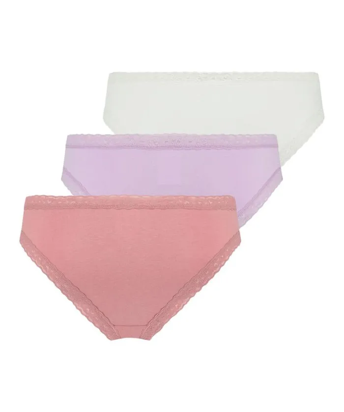 Hunkemller Classics Brazilians 3pack 8211 White White 8211 Women Hunkemller Classics Brazilians 3pack 8211 White White 8211 Women