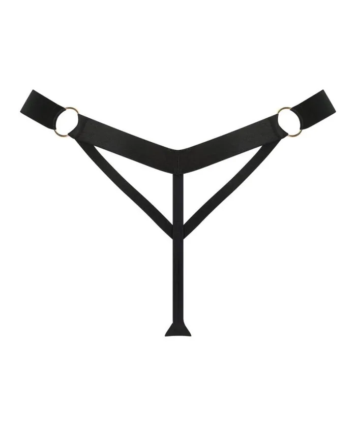 Hunkemller Clementine Thong 8211 Black Black 8211 Women Hunkemller Clementine Thong 8211 Black Black 8211 Women
