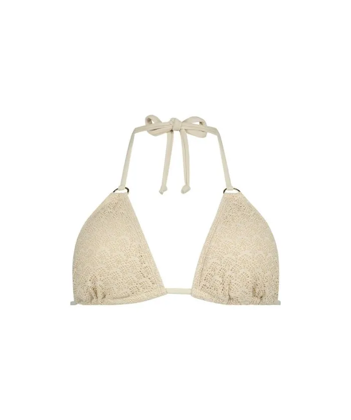 Hunkemller Crochet Lurex Triangle Bikini Top 8211 White White 8211 Women Hunkemller Crochet Lurex Triangle Bikini Top 8211 White White 8211 Women