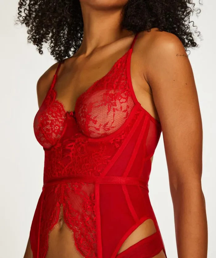 Hunkemller Elissa Bustier 8211 Red Red 8211 Women Hunkemller Elissa Bustier 8211 Red Red 8211 Women
