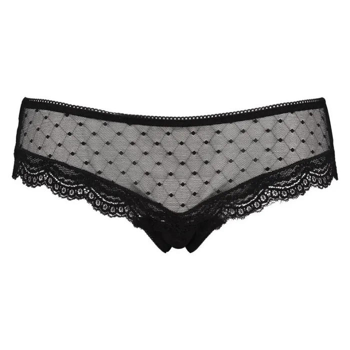 Hunkemller Embroidered Mesh Brazilian 8211 Black Black 8211 Women Hunkemller Embroidered Mesh Brazilian 8211 Black Black 8211 Women