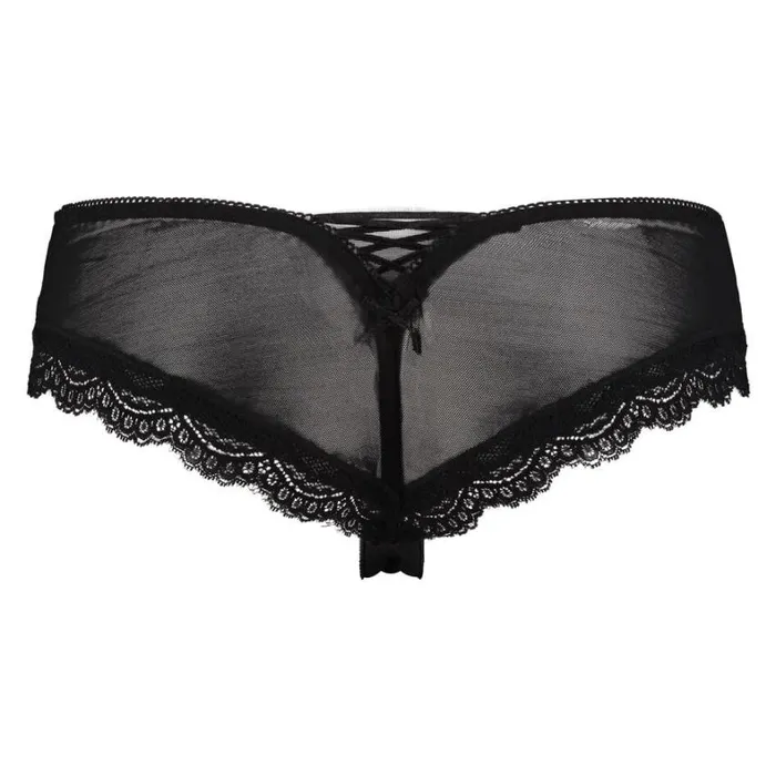Hunkemller Embroidered Mesh Brazilian 8211 Black Black 8211 Women Hunkemller Embroidered Mesh Brazilian 8211 Black Black 8211 Women