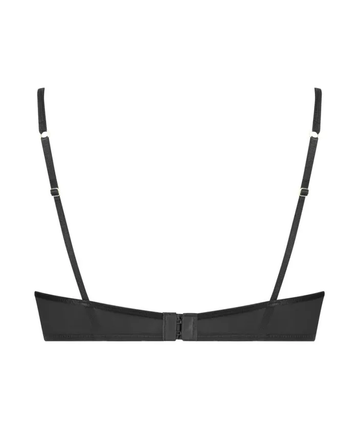 Hunkemller Iggy HalfPadded Cup Underwired Longline Bra 8211 Black 8211 Women Hunkemller Iggy HalfPadded Cup Underwired Longline Bra 8211 Black 8211 Women