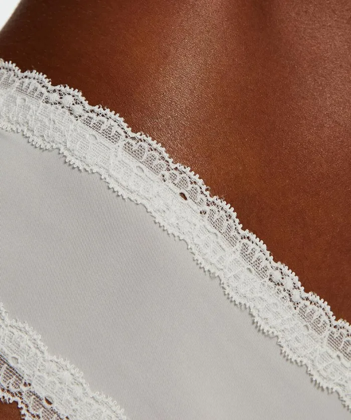 Hunkemller London Vshaped Brazilian 8211 White White 8211 Women Hunkemller London Vshaped Brazilian 8211 White White 8211 Women