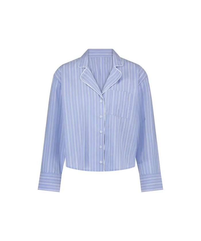 Hunkemller Long Sleeve Cotton Jacket 8211 Blue Blue 8211 Women Hunkemller Long Sleeve Cotton Jacket 8211 Blue Blue 8211 Women