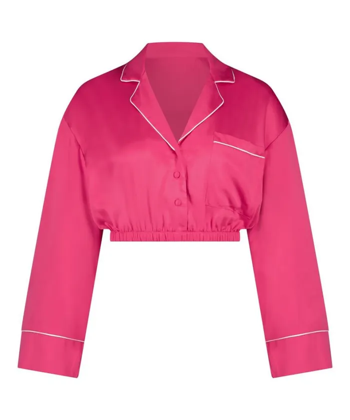 Hunkemller Long Sleeve Cropped Jacket 8211 Pink Pink 8211 Women Hunkemller Long Sleeve Cropped Jacket 8211 Pink Pink 8211 Women