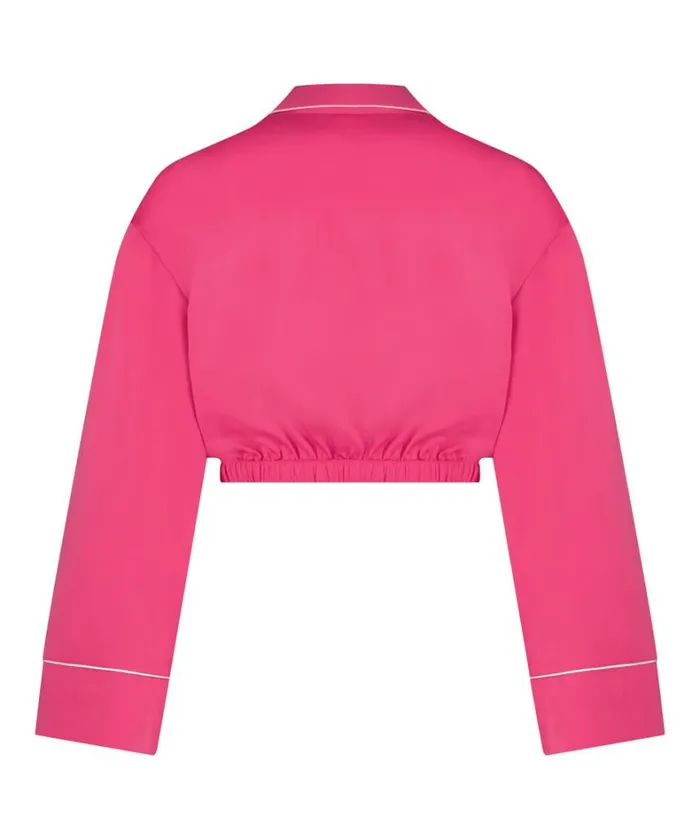 Hunkemller Long Sleeve Cropped Jacket 8211 Pink Pink 8211 Women Hunkemller Long Sleeve Cropped Jacket 8211 Pink Pink 8211 Women