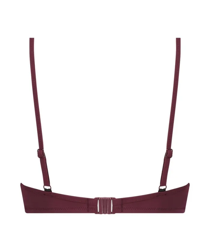 Hunkemller Luxe Padded Underwired Bikini Top 8211 Purple Purple 8211 Women Hunkemller Luxe Padded Underwired Bikini Top 8211 Purple Purple 8211 Women