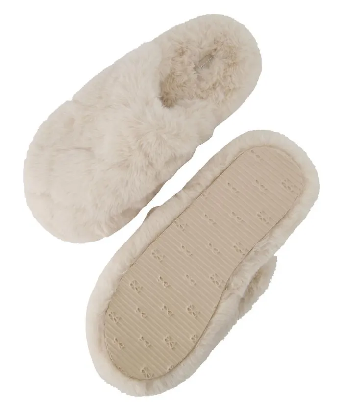 Hunkemller Madeline Fur Slippers 8211 Beige Beige 8211 Women Hunkemller Madeline Fur Slippers 8211 Beige Beige 8211 Women