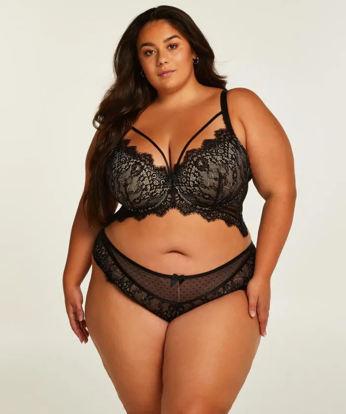 Hunkemller Marilee Padded Underwired Longline Bra 8211 Black Black 8211 Women Hunkemller Marilee Padded Underwired Longline Bra 8211 Black Black 8211 Women