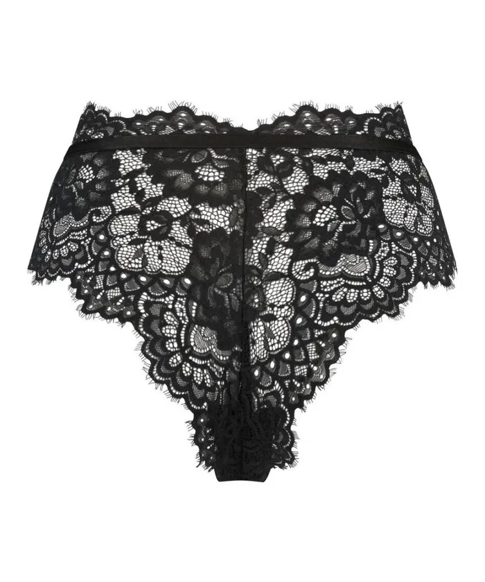 Hunkemller Marilyn HighCut Thong 8211 Black Black 8211 Women Hunkemller Marilyn HighCut Thong 8211 Black Black 8211 Women