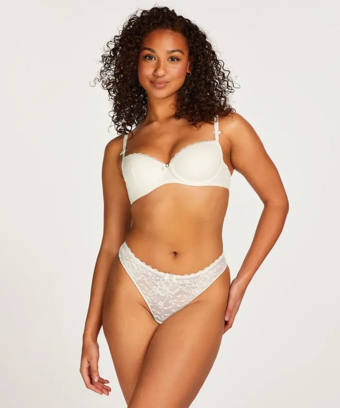 Hunkemller Maya Padded Underwired Bra 8211 White White 8211 Women Hunkemller Maya Padded Underwired Bra 8211 White White 8211 Women