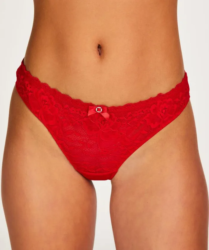Hunkemller Maya Thong 8211 Red Red 8211 Women Hunkemller Maya Thong 8211 Red Red 8211 Women