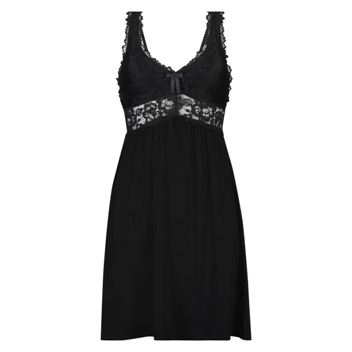 Hunkemller Nora Lace Slip Dress 8211 Black Black 8211 Women Hunkemller Nora Lace Slip Dress 8211 Black Black 8211 Women